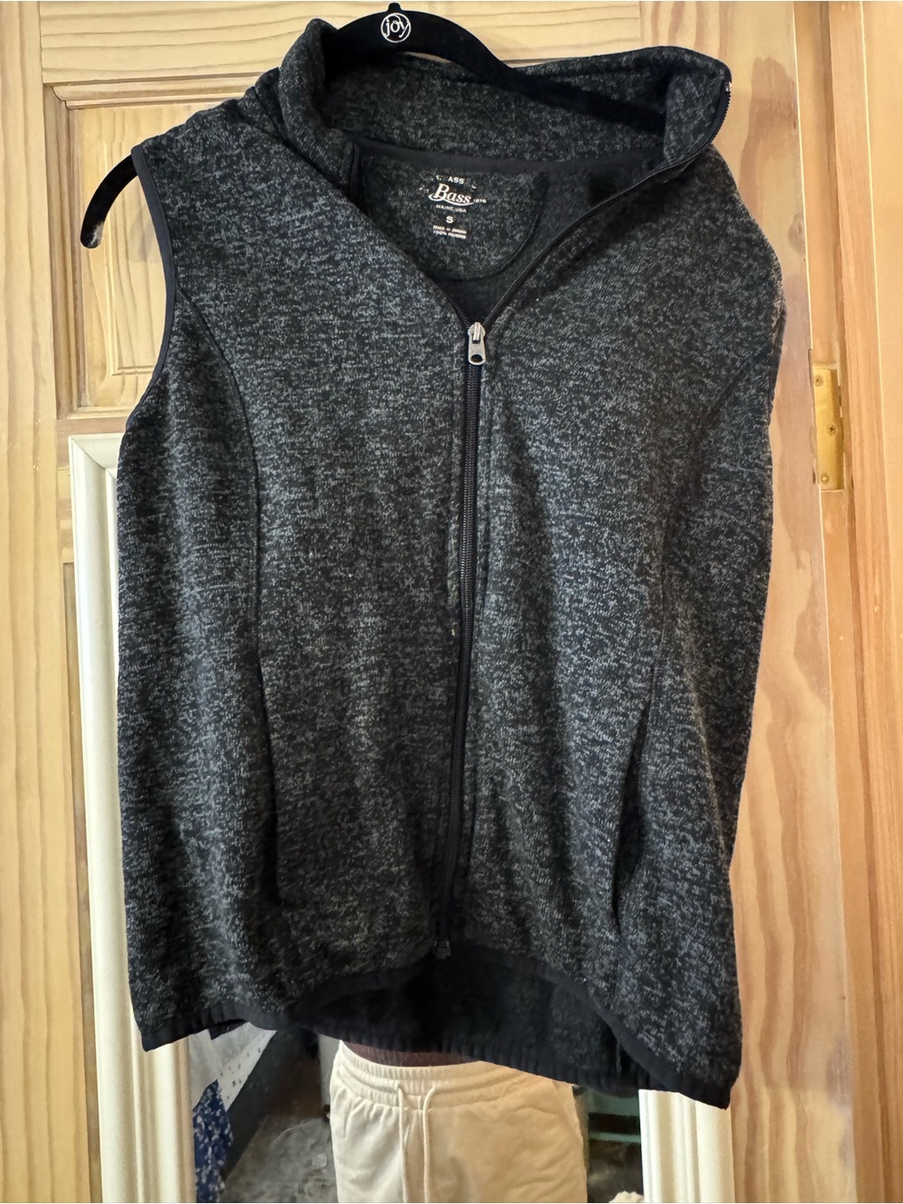 Bass Women's Dark Gray Full-Zip Vest